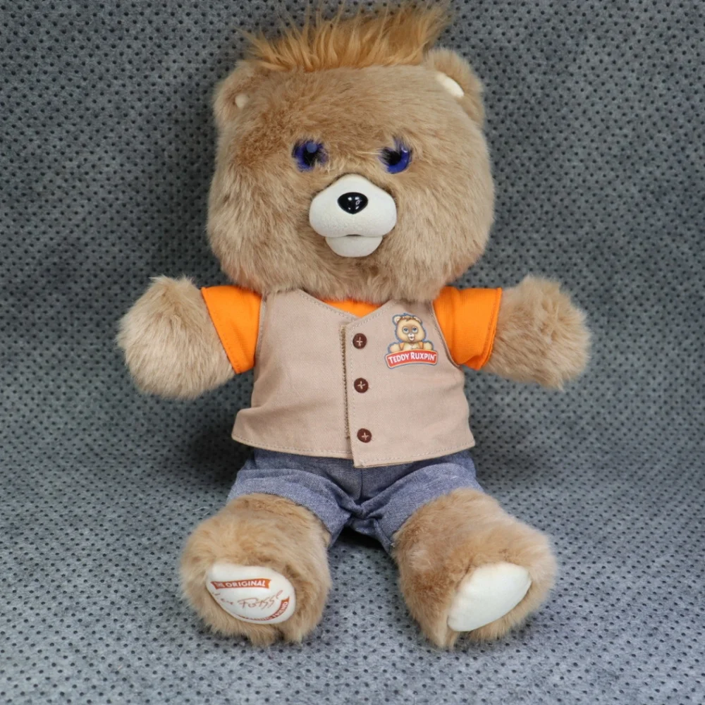 Teddy Ruxpin 2017 Animated Plush Talking Storytelling Bear w/ Bluetooth LCD Eyes